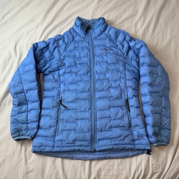 Peak Performance Argon Light Polyester ALPINE MOUNTAIN Jacket SIZE M Baby blue - Picture 1 of 13